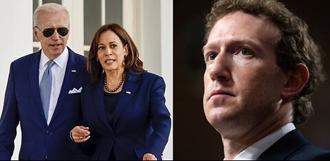 Mark Zuckerberg Admits Biden/Harris Admin Forced Facebook & Instagram To Censor