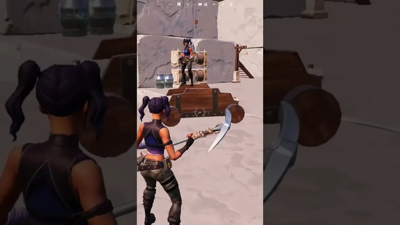 so i found another crystal skin in game #fortnite #shorts #same #skin