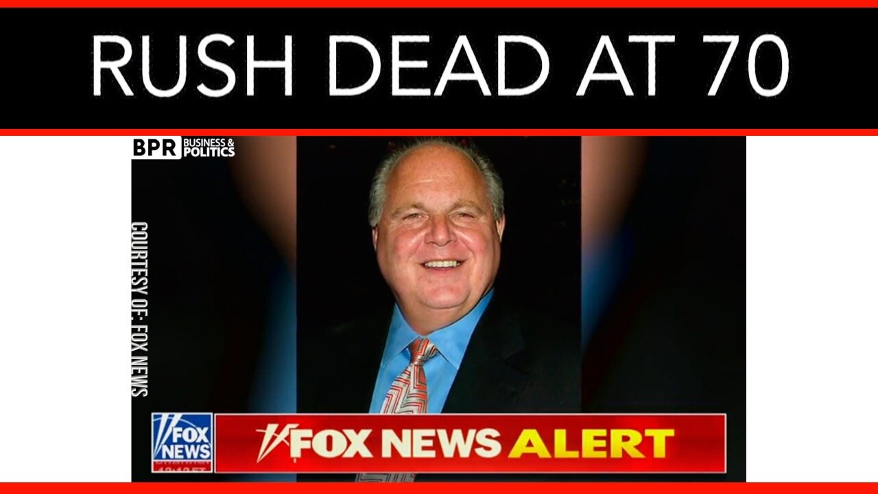 Conservative Legend Rush Limbaugh Dies At 70