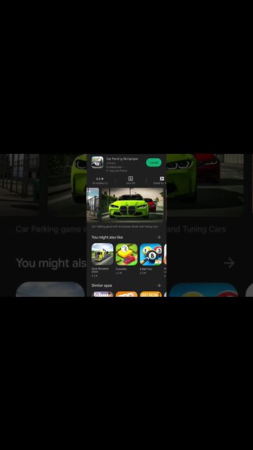 Best Car Game | Car Parking Multiplayer Download #shorts #trending #ytshorts