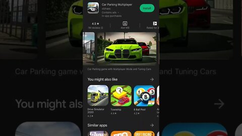 Best Car Game | Car Parking Multiplayer Download #shorts #trending #ytshorts