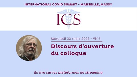 Colloque International sur la Covid - Discours d'ouverture par Didier Raoult