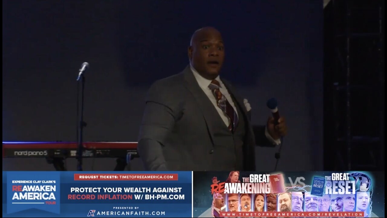 Pastor Mark Burns | “Is There Anybody Happy For Clay Clark Helping Us Take This Nation Back For The Glory Of Jesus?” - Pastor Mark Burns