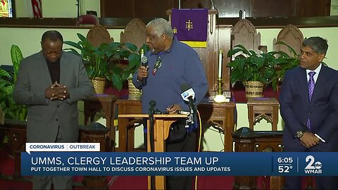 UMMS, clergy leadership team up to put together town hall to discuss coronavirus issues