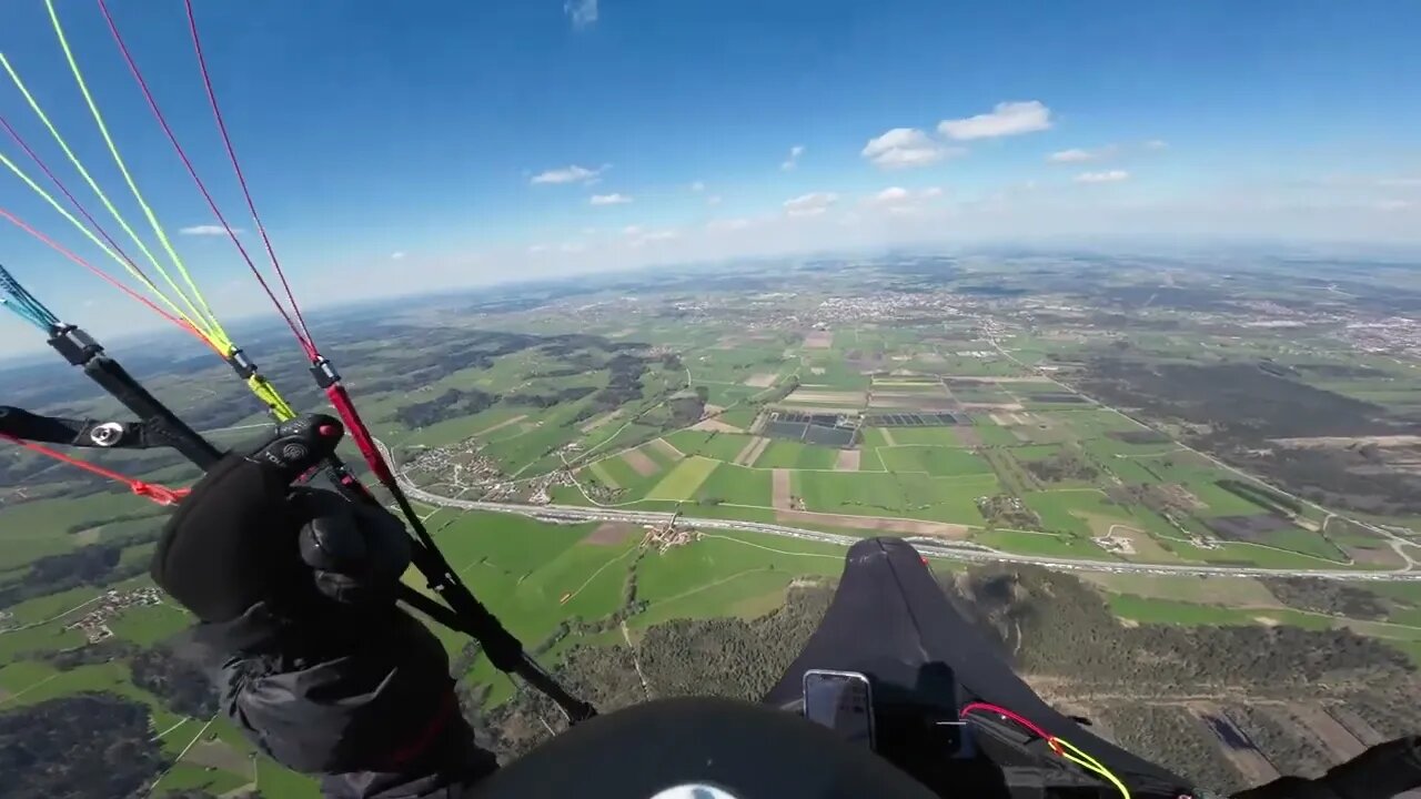 Gleitschirm Streckenflug am Sulzberg - einfach mal nach Hause fliegen-17
