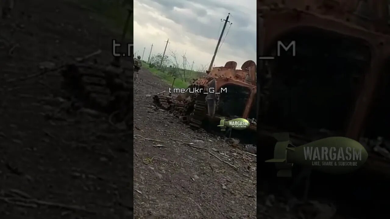 Destroyed Ukrainian BMP-2