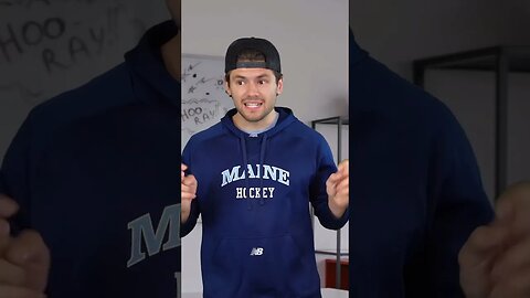 A College Hockey Player Presenting his Project #hockey #comedyshorts #college