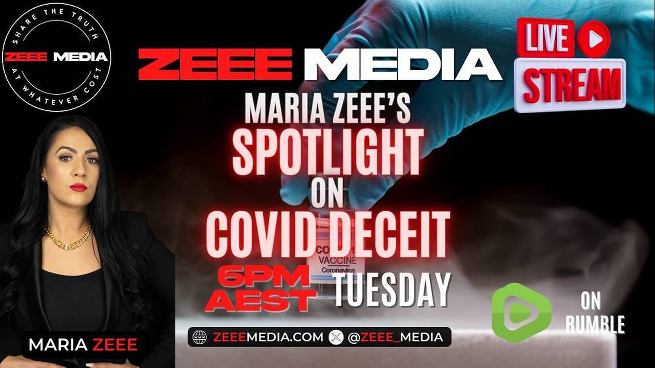 Maria Zeee's Spotlight on COVID - MSM's Next Pandemic