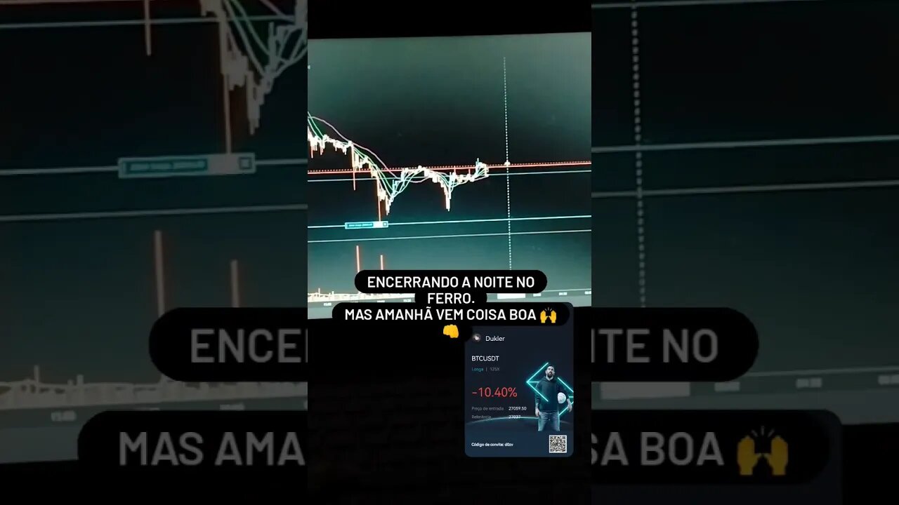 ferro mas amanha é um novo dia 🙌👊 #criptomoedas #mercadofinanceiro #bitcoin #bitget