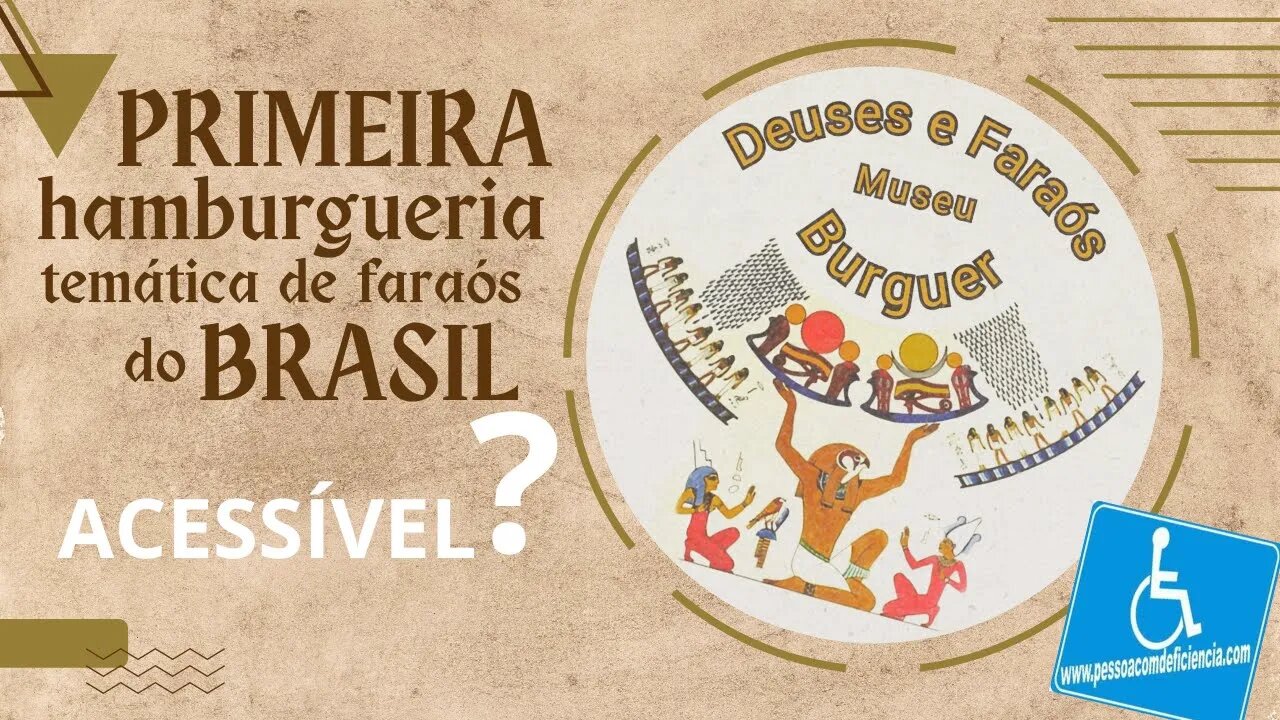 Primeira Hamburgueria temática dos Faraós do Brasil será que é acessível ?