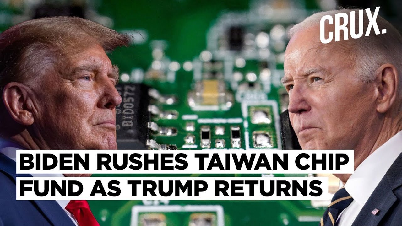 Biden Finalises $6.6b CHIPS Award For TSMC As Trump Threatens Tariffs, China Warns US On Lai Transit