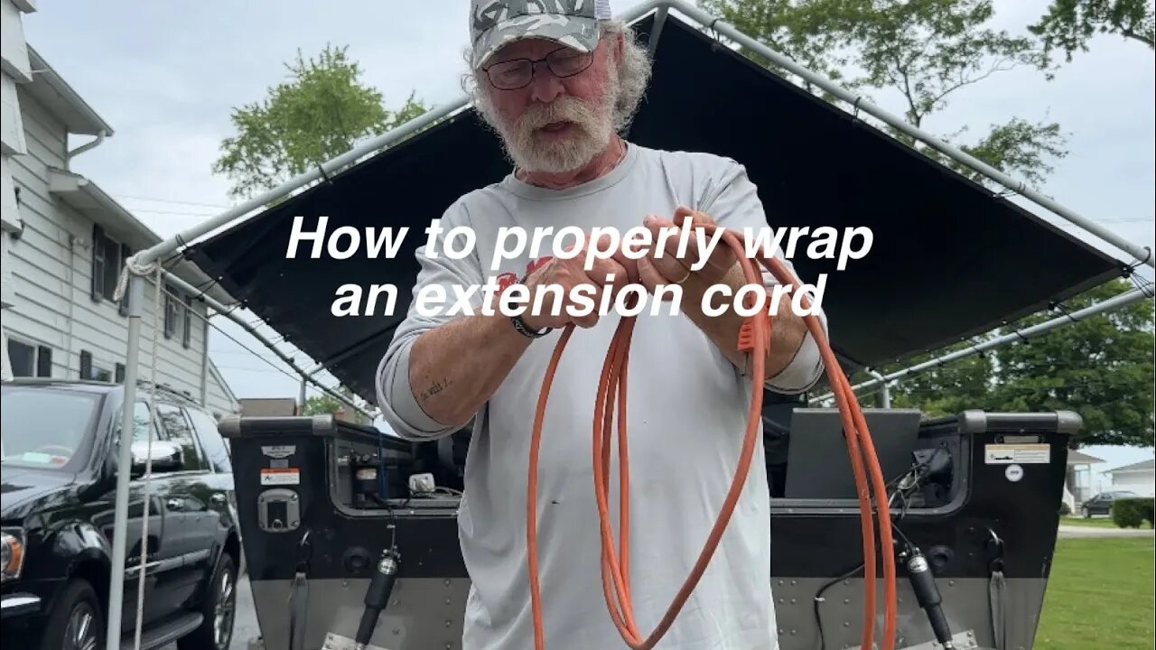 Wrap Your Extension Cords Like A Pro For Your Fishing Business!