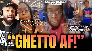 Black Tiktoker Brags About Getting 3k Month in Foodstamps for Her 7 Kids by 7 Different Fathers!