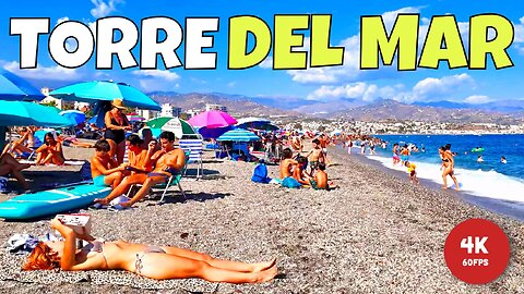 Spain Torre Del Mar 🇪🇸 Chill Coastal Town [4K 60FPS] Costa del Sol Axarquia Walking To