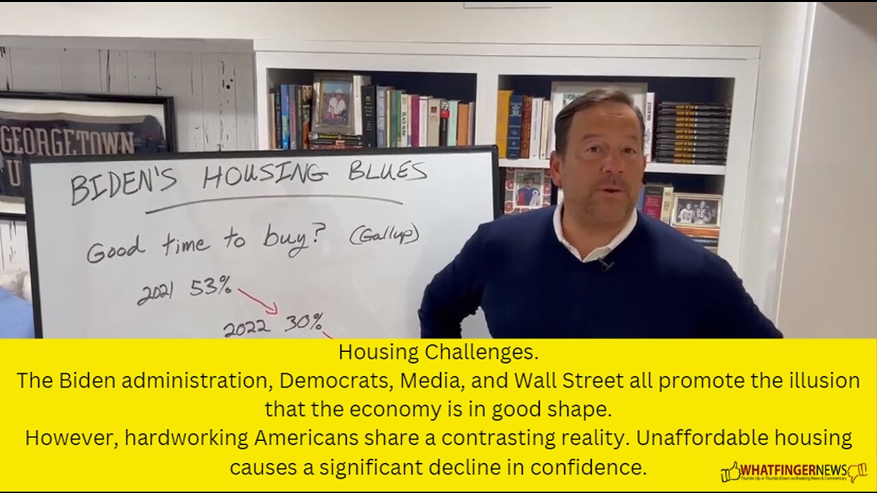 Housing Challenges. The Biden administration, Democrats, Media, and Wall Street all promote