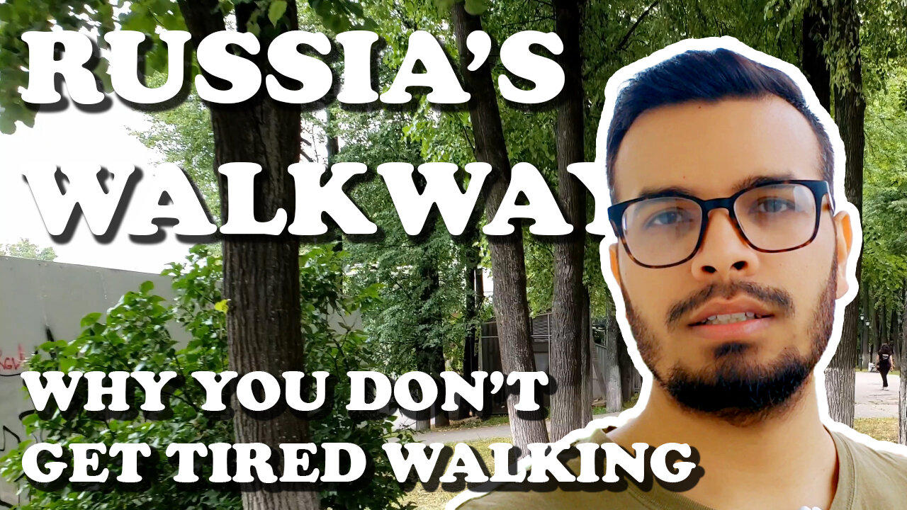 Why you don't get tired walking in Russia | Vlog 2 | The walkways | Ap Russia me q ni thaktay paidal