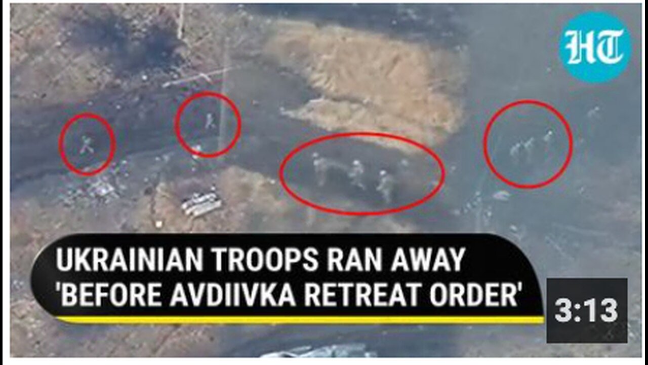 'Spooked' Ukrainian Troops Caught Fleeing Avdiivka 'Day Before Kyiv's Retreat Order'