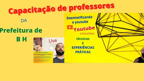 Live de capacitação para profs: como funciona a plataforma do Youtube? Segredos revelados!