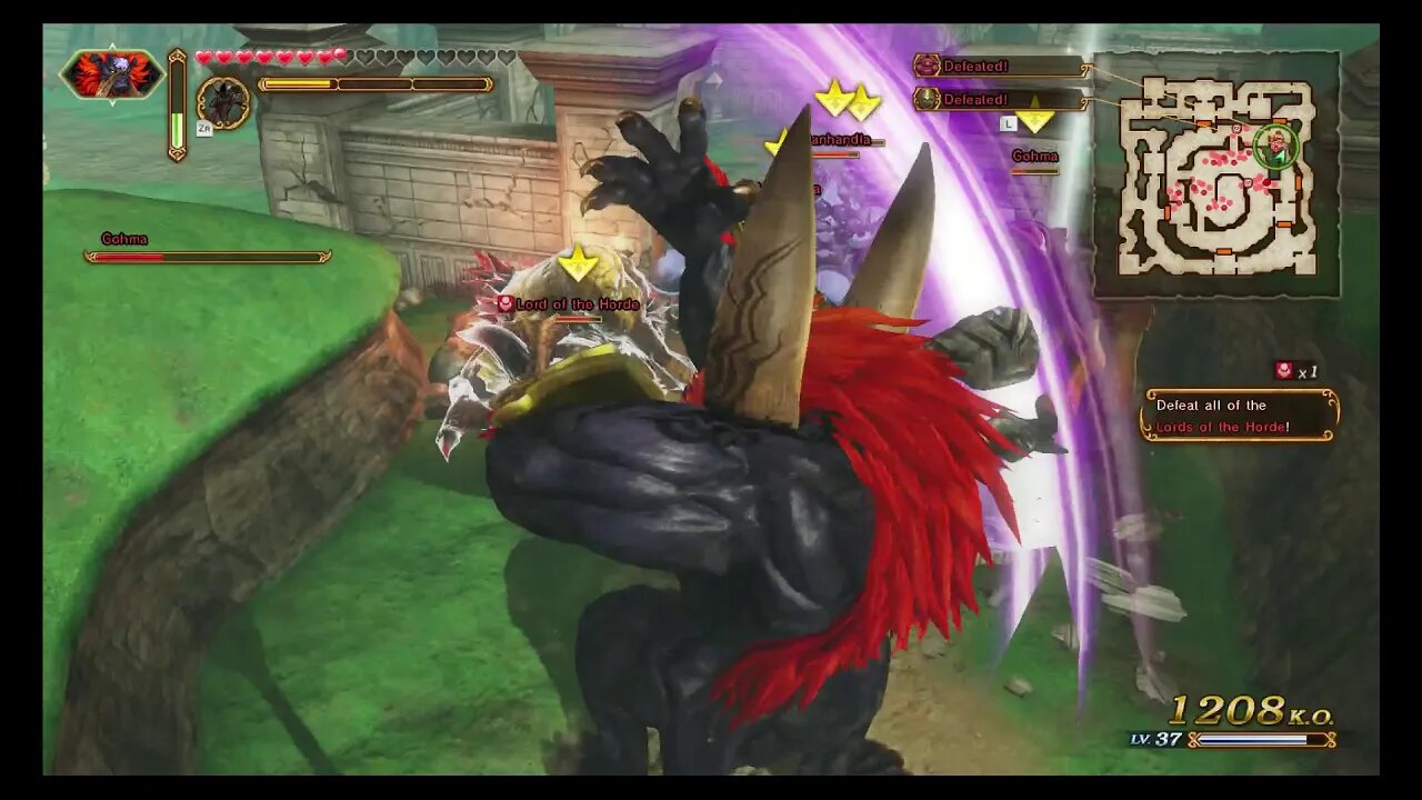 Hyrule Warriors DE - Challenge Mode: Ganon's Fury - Giant Battle Level 2 (A Rank)