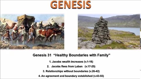 Genesis 31 “Healthy Boundaries with Family” - Calvary Chapel Fergus Falls