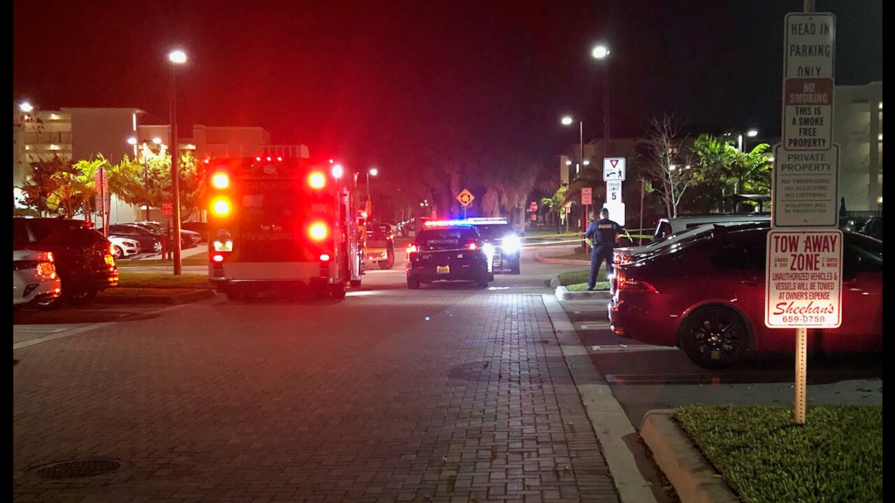 One person is dead and another injured after a shooting at an apartment complex near downtown West Palm Beach.