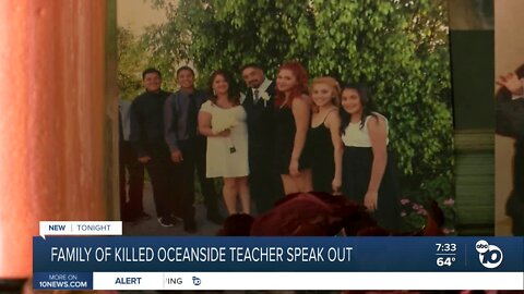 Family of slain Oceanside teacher honors her