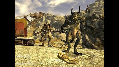 Fallout New Vegas How To Kill Alpha Male and Mother DeathClaw 1