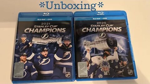 Stanley Cup Champion Tampa Bay Lightning 2021 Blu Ray & Bonus 2020 Blu Ray - Rodimusbill Unboxing