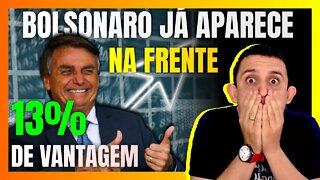 Nova PESQUISA ELEITORAL mostra BOLSONARO 13 PONTOS à frente do LULA