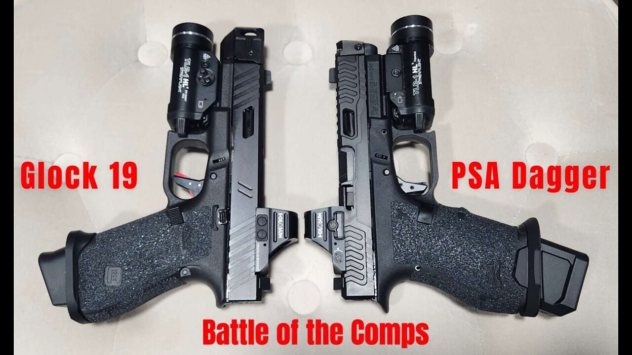 COMP'd🔥🔥🔥: Glock 19 Gen 5 vs PSA Dagger Compact #viralvideo #trending #pewpew @Styxx2018