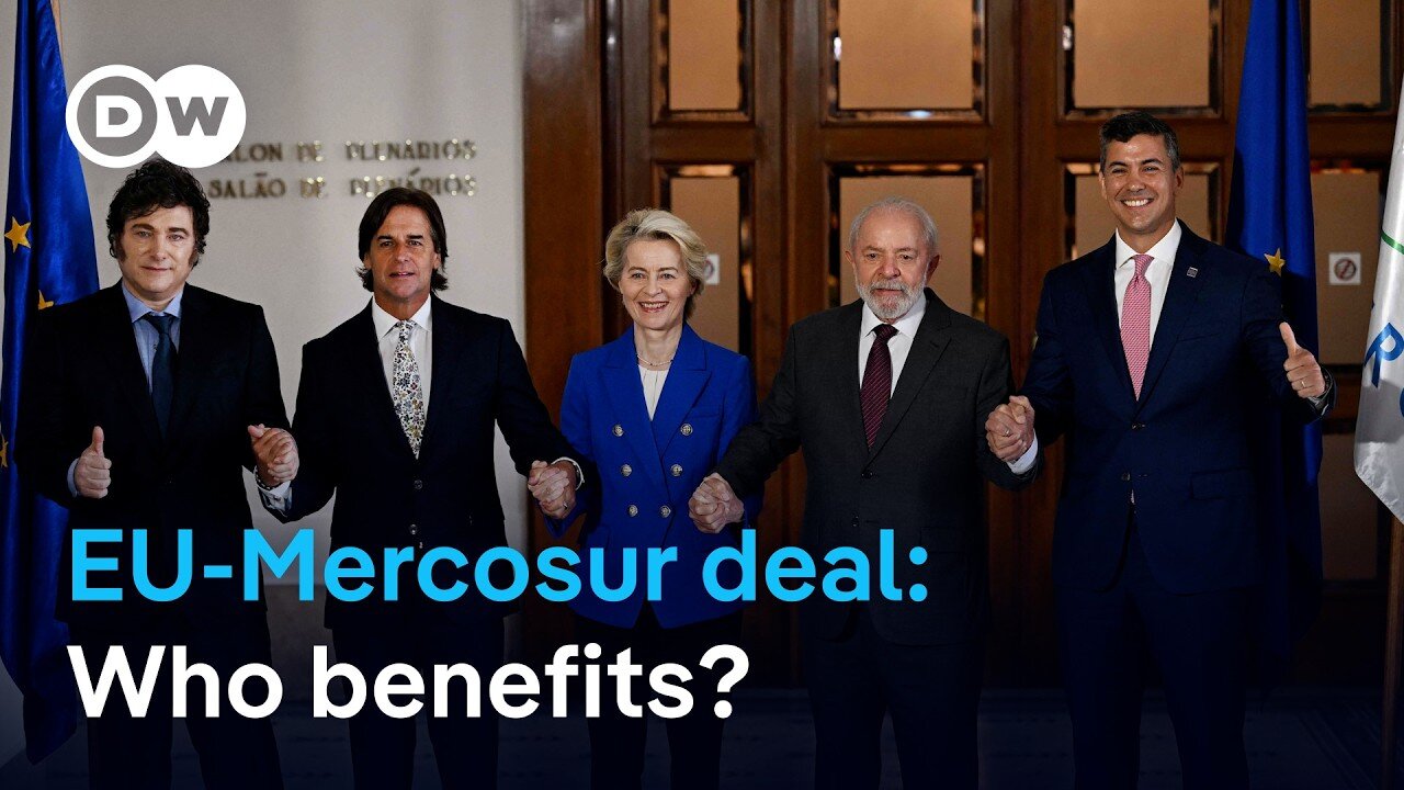 EU and Mercosur seal free trade agreement | DW News