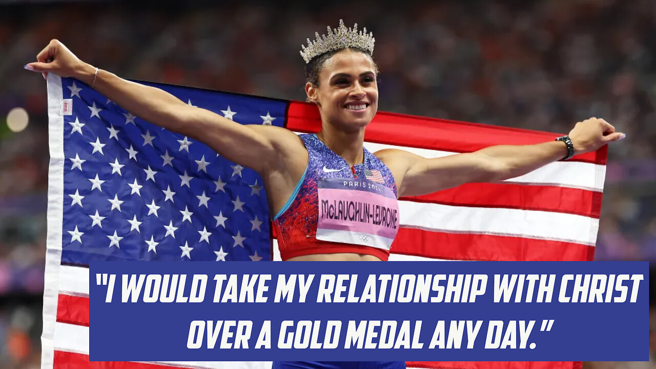 Olympic World Record holder Sydney McLaughlin and her BOLD FAITH