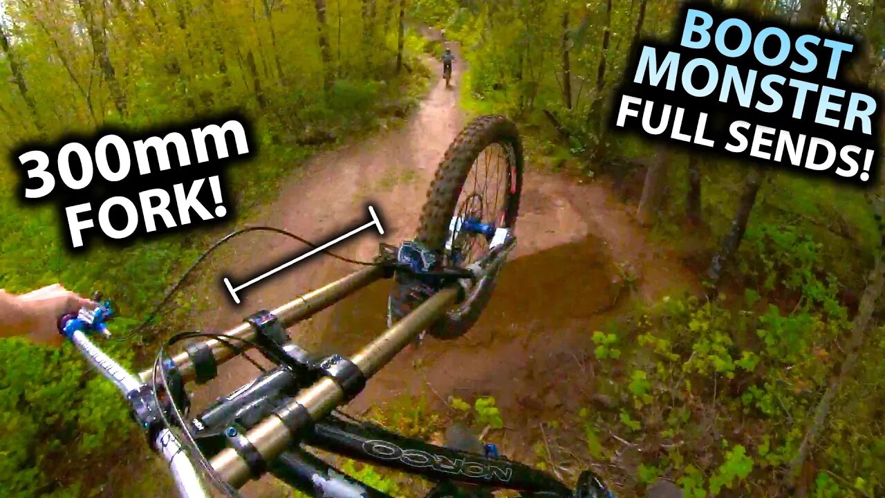 What's it like Riding BIG JUMPS on BIG SUSPENSION?! - 300mm FULL SENDS (+ new upgrades!)