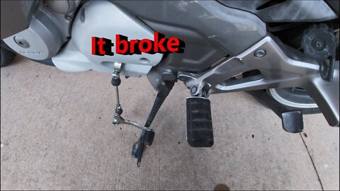 Unexpected motorcycle breakdown over 100 miles from home