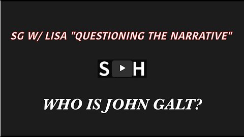 SGANON W/ LISA OF "QUESTION THE NARRATIVE" CONTINUES THE WEEKLY CIRCUIT OF INTERVIEWS.