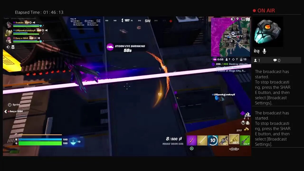 Welcome to Fortnite with Looser Trek2m and his Friends day 709