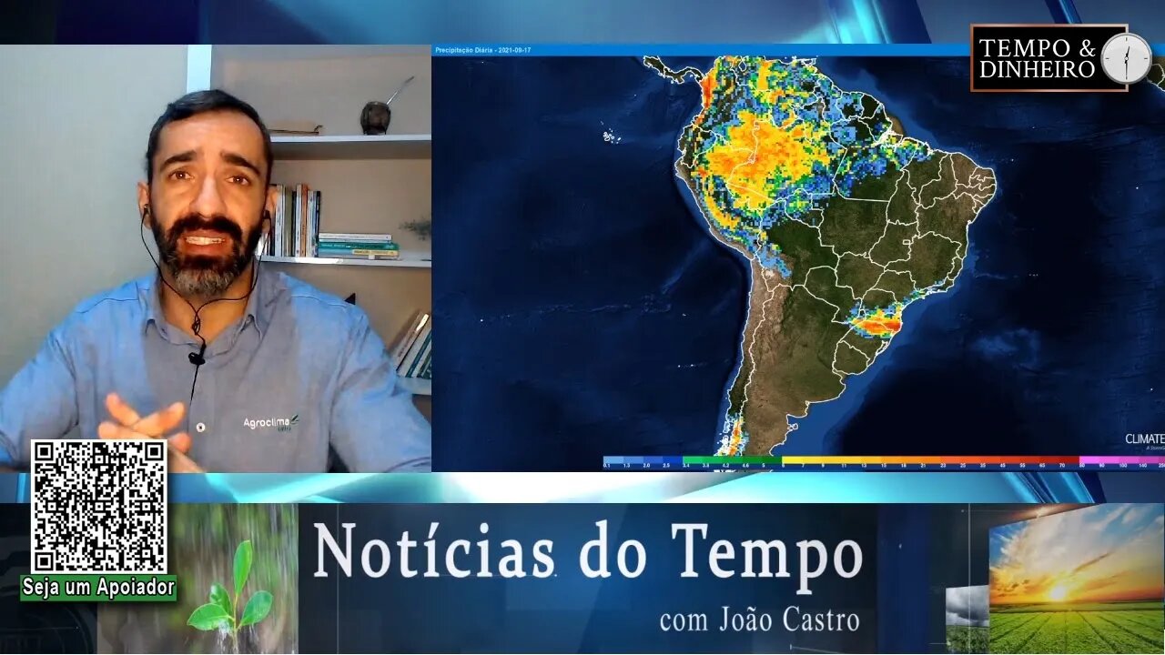 Chuvas chegam até ao Paraná e não conseguem romper o bloqueio atmosférico; BR Central está quente!