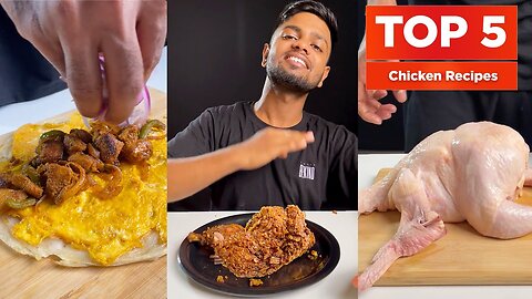 TOP 5 Delicious Chicken Dishes Of Great Indian Asmr { G.I.A }