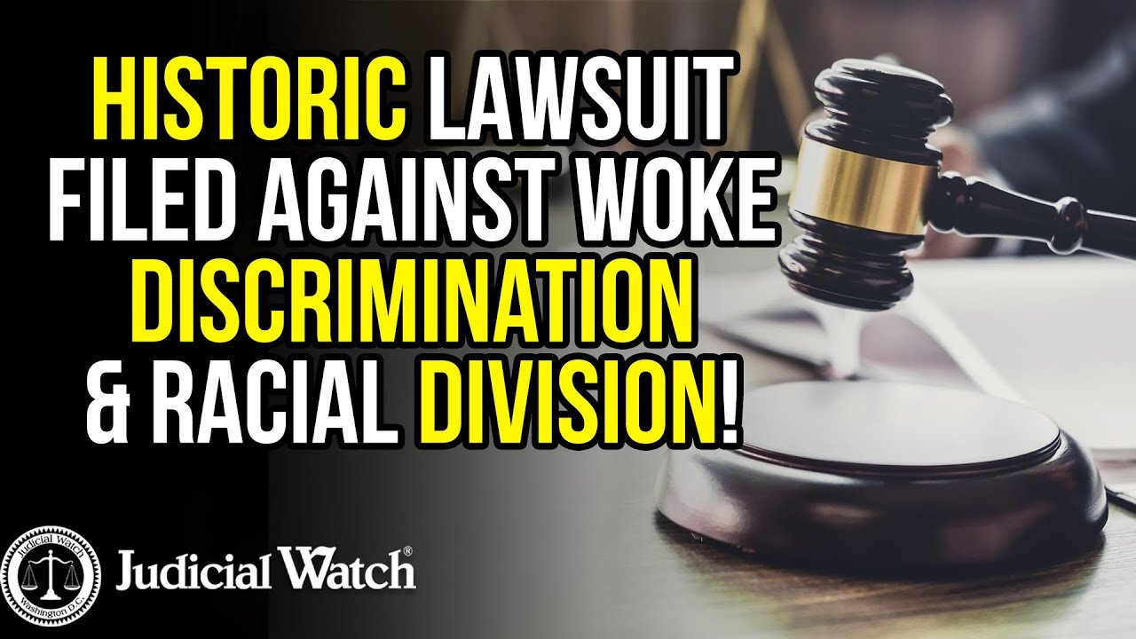 FITTON: HISTORIC LAWSUIT FILED against Woke Discrimination & Racial Division!