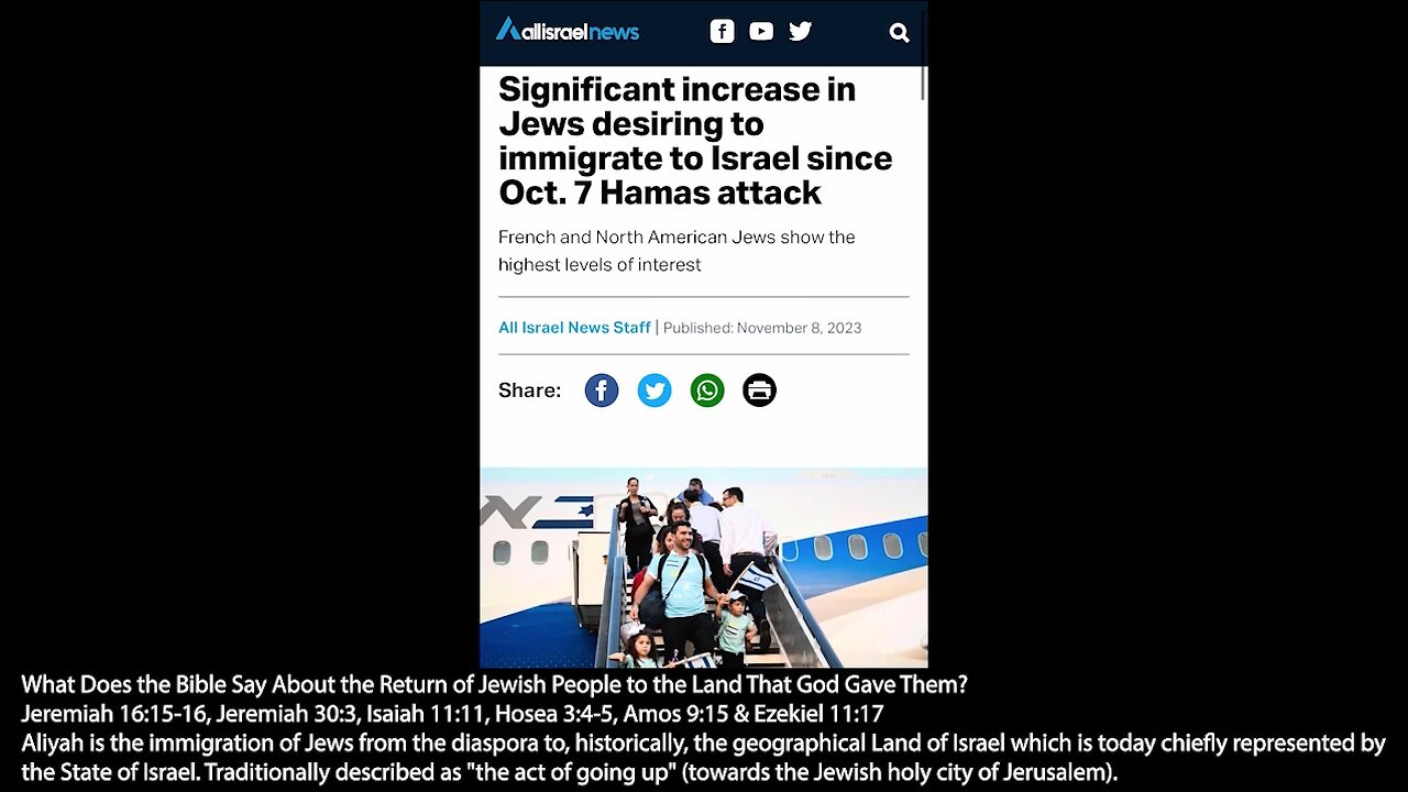 Jews Returning Home | Significant Increase In Jews Desiring to Immigrate to Israel Since Oct 7th 2023 Hamas Attack