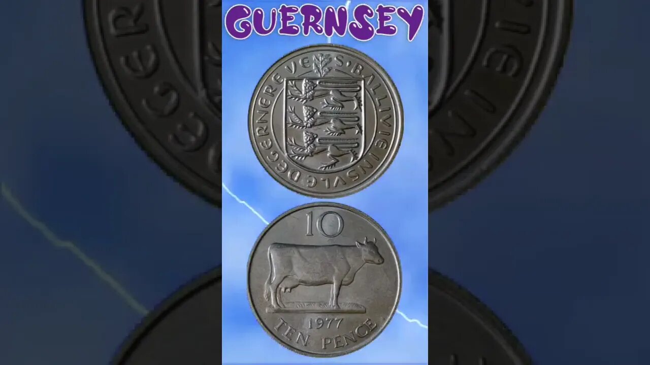Guernsey 10 Pence 1977.#shorts #education #coinnotesz
