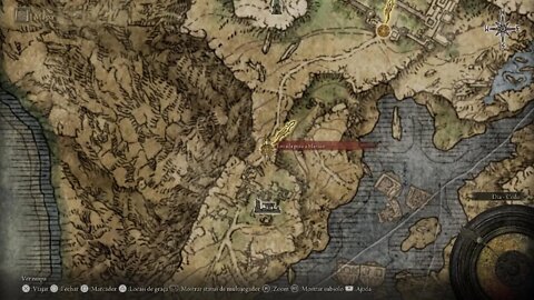 ELDEN RING Localização do Talismã Brasão de Filegrana Cariano (Carian Filigreed Crest Location)