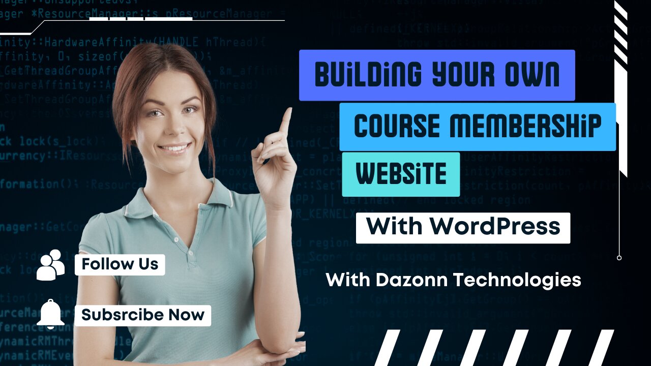 Building Your Own Course Membership Website with WordPress | Dazonn Technologies