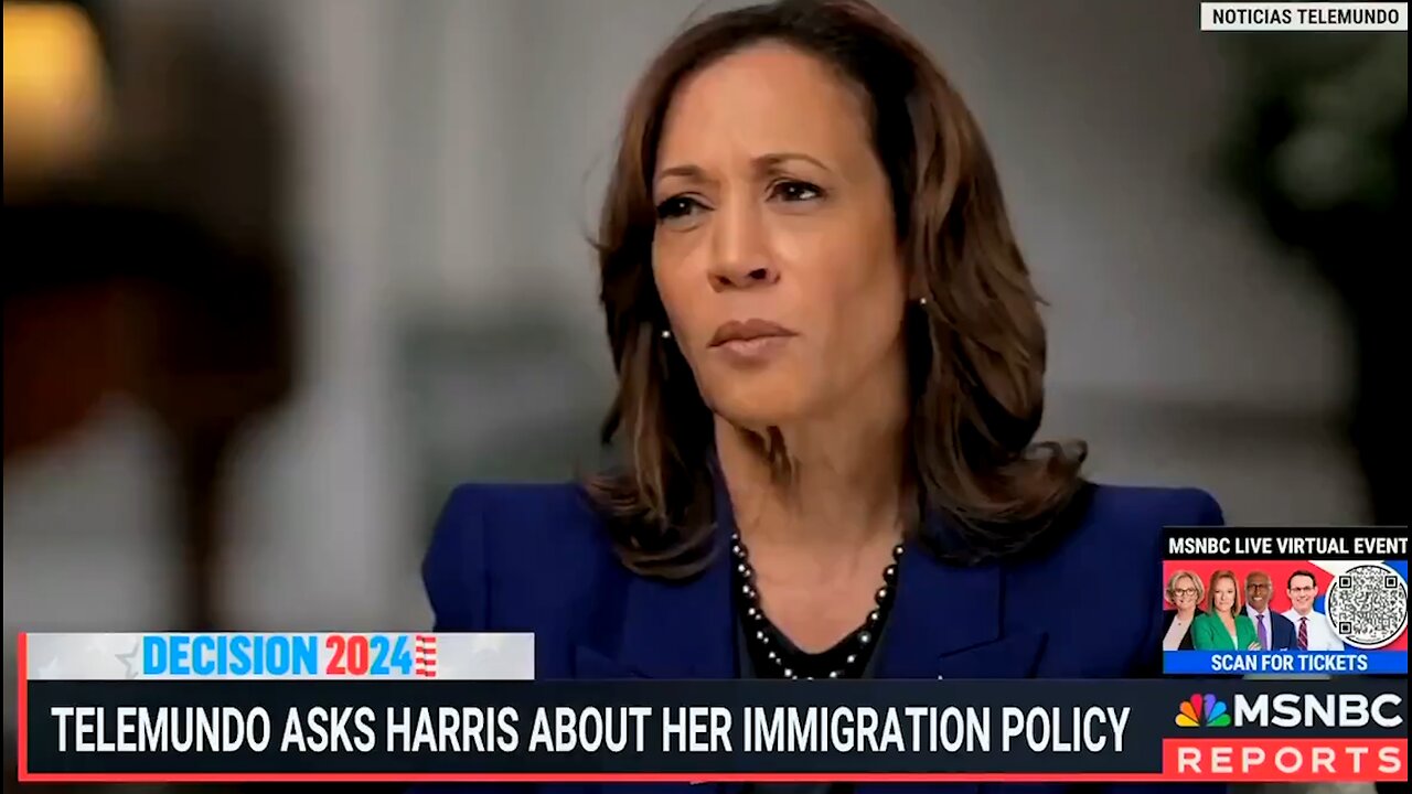 Kamala Harris Stumbles During Telemundo Interview on Immigration Policy