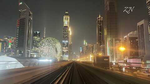 Dubai Metro Tour🚆✨