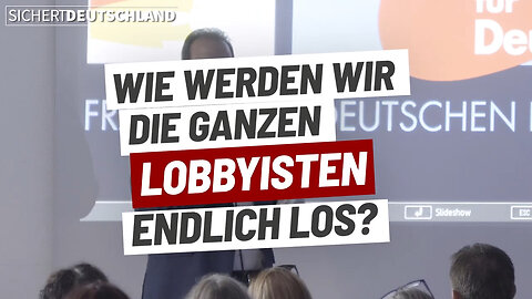 Die Lobbyisten greifen unzulässig in unsere Demokratie ein! Beenden wir das!