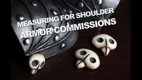 Measuring for Cosplay Shoulder Armor Commissions