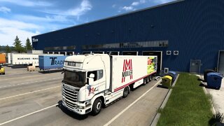 Eurotrucksimulator 2. Mit dem LKW durch Europa Auf der Pro Mod mit guter Musik.