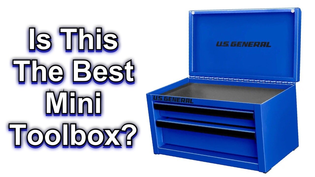 U.S. GENERAL Mini Steel Toolbox From Harbor Freight