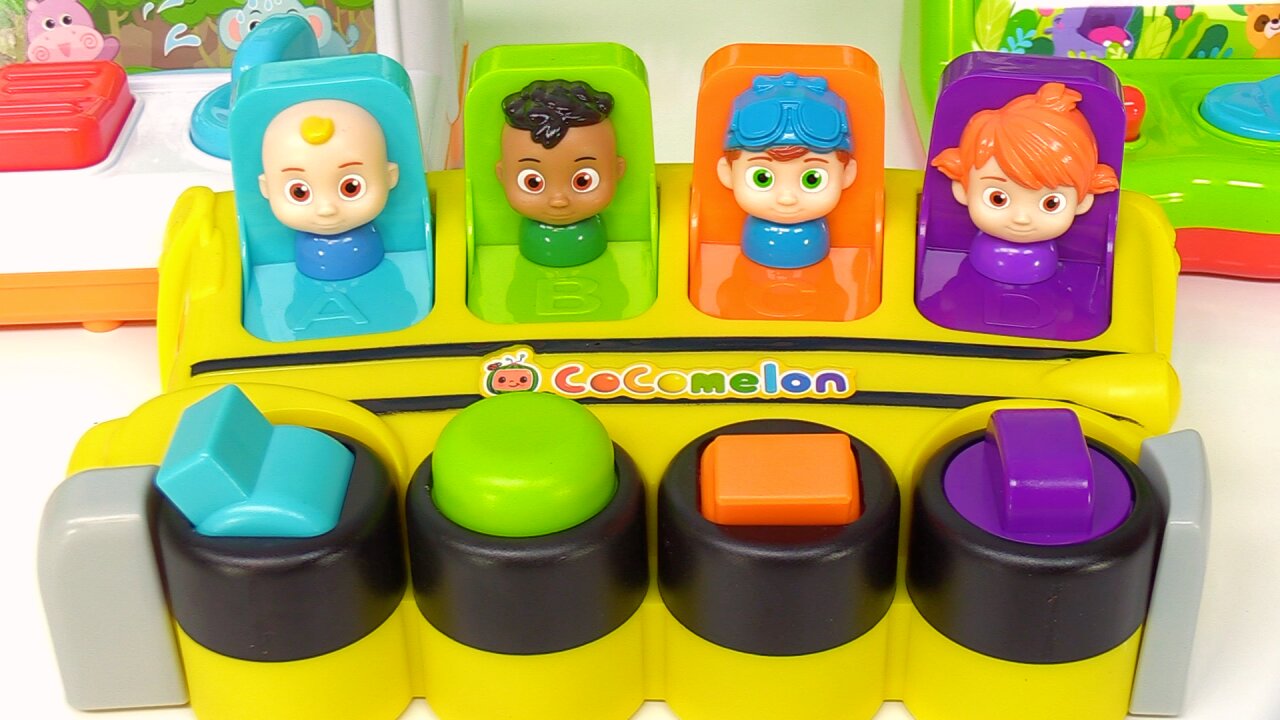 Learn Colors and Numbers with Cocomelon Pop Up Pals Toys Learning Video for Toddlers!